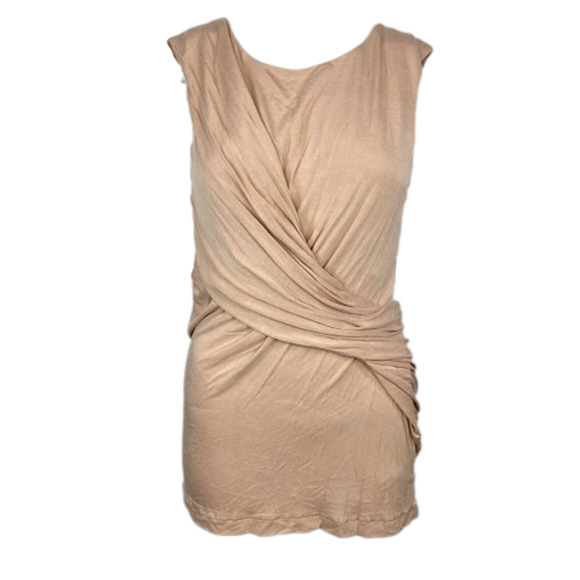 We The Free Tops - We The Free People Shirt Womens Sz XS Wrap Top‎ Beige Slimming Comfortable